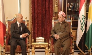 Serokê Herêma Kurdistanê pêşwaziya Balyozê Îtalya li Iraqa Federal kir