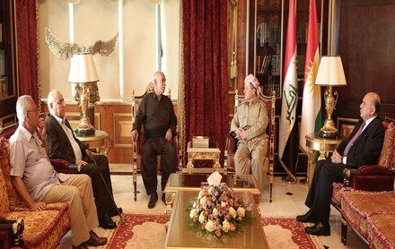 Serokê Herêma Kurdistanê pêşwaziya Rêkxerê Giştî yê Tevgera Goran kir