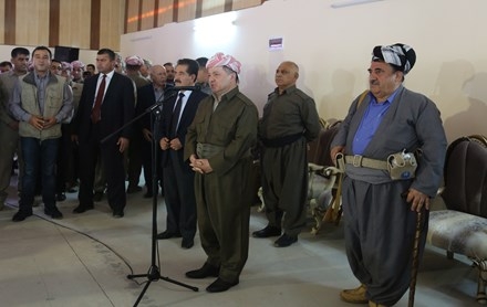 Serok Barzanî serdana bajarê Kerkûkê kir