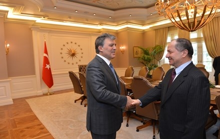 Serok Komarê Tirkiye pêşwaziya Serokê Herêma Kurdistanê kir