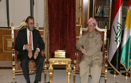 Serokê Herêma Kurdistanê pêşwaziya Wezîrê Bergiriyê Iraqê kir