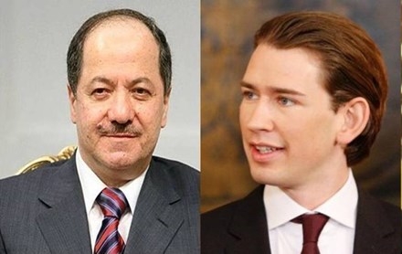 Wezîrê Derveyê Nemsa li rêya telefonê ve peywendî bi Serokê Herêma Kurdistanê re kir