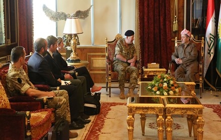 Serok Barzanî pêşwaziya Şanda Taybetî ya Asayîşa Hikûmeta Britanya kir