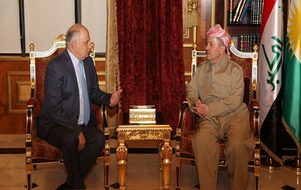 Serok Barzanî pêşwaziya Serokê Kongreya Niştîmaniya Iraqê kir