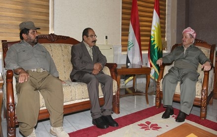 Serok Barzanî pêşwaziya Qasim Şeşo kir