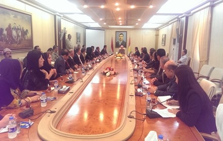 Serok Barzanî li gel Encûmena Parêzgeha Dihokê civiya