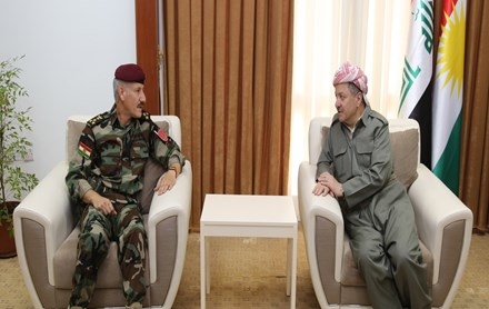 Serok Barzanî pêşwaziya Amîd Simê Boselî kir