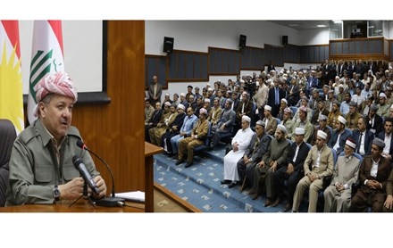 Serok Barzanî li gel mamostayên olî yên li parêzgeha Dihokê civiya