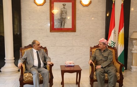 Serok Barzanî pêşwaziya Cîgirê Serok Wezîrê Iraqê kir