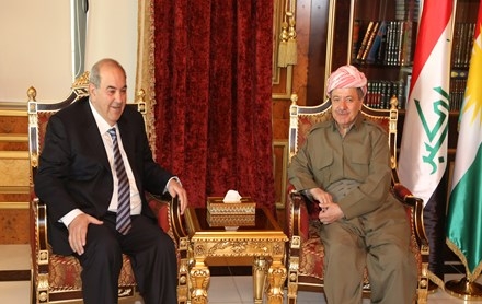 Serok Barzanî pêşwaziya Cîgirê Serok Komarê Iraqê kir