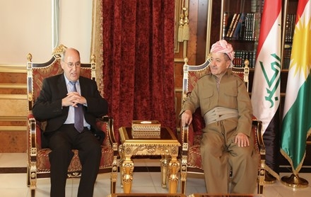 Serok Barzanî pêşwaziya Serokê Fraksiyona Partiya Çep li Parlemena Elmanya kir