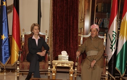 Serok Barzanî li gel Wezîra Bergiriya Elmanya civiya