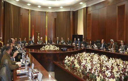 Serok Barzanî li gel serkirdeyên aliyên siyasiyên Herêma Kurdistanê civiya