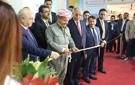 Serokê Herêma Kurdistanê 10. Pêşangeha Navdewletiya Pertukan li bajarê Hewlêrê vekir