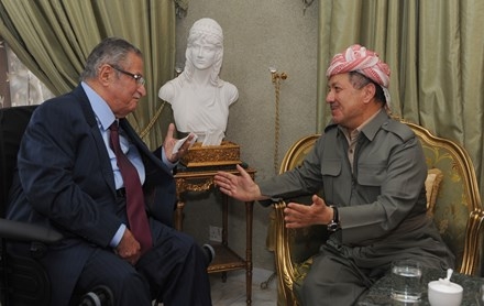 Serok Barzanî serdana Serok Mam Celal kir