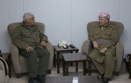 Serok Barzanî pêşwaziya Şêwirmendê Asayîşa Nîştîmaniya Iraqê kir