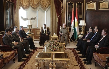 Serok Barzanî pêşwaziya Serokê Parlemena Erebî kir