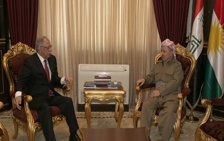 Serok Barzanî pêşwaziya Serokê Dezgeha Elmeda kir