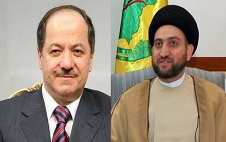 Serok Barzanî pîrozbahiyê li Serokê Encûmena Bilinda Îslamî li Iraqê kir