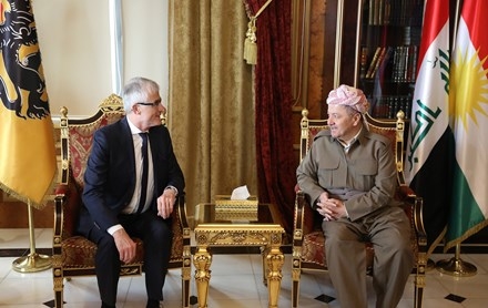 Serok Barzanî pêşwaziya Serok Wezîrê Herêma Flanderza Belçîka kir