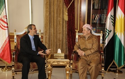 Serok Barzanî pêşwaziya Balyozê Komara Îslamiya Îran li Iraqê kir