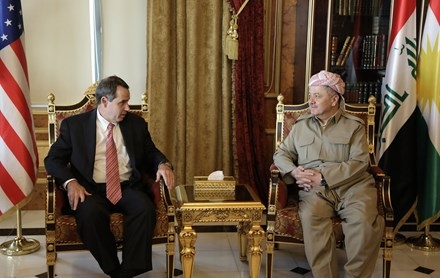 Serok Barzanî pêşwaziya Balyozê Amerîka li Iraqê kir