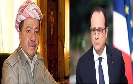 Peyama hevxemiyê ya Serok Barzanî ji bo Serok Komarê Fransa