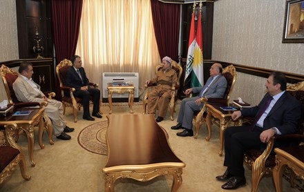 Serok Barzanî li gel şandekî Partiya Şu'î ya Kurdistanê civiya