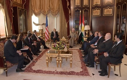 Serok Barzanî pêşwaziya Endamê Lîjneya Asayîş û Karubarê Hikûmet li Encûmena Pîrên Amerîkayê kir