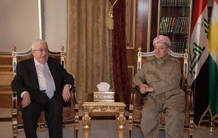 Serok Barzanî pêşwaziya Serok Komarê Iraqa Federal kir