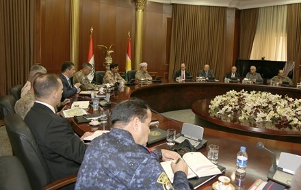 Serok Barzanî serpereştiya civîneke hevbeşa serbazî û siyasiya di navbera Herêma Kurdistan, Amerîka û Iraqê kir