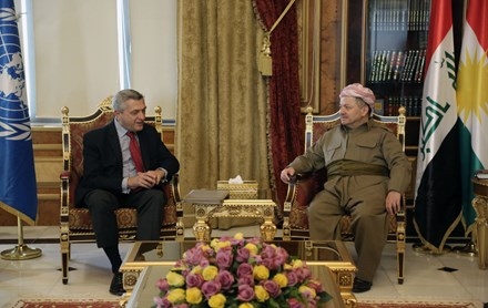 Serok Barzanî pêşwaziya Serok Erkanê Artêşa Iraqê kir