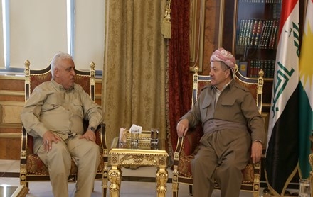 Serok Barzanî pêşwaziya Şêwirmendê Asayîşa Niştîmaniya Iraqê kir