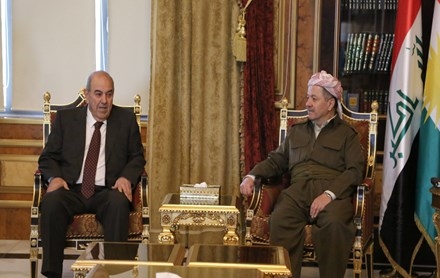 Serok Barzanî pêşwaziya Cîgirê Serok Komarê Iraqê kir