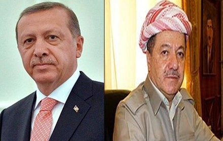 Serok Komar û Serok Wezîrê Tirkiye serxweşiyê li Serok Barzanî kirin