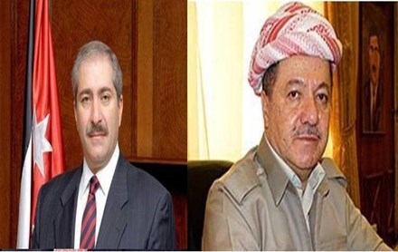 Cîgirê Serok Wezîr û Wezîrê Derveyê Urdinê serxweşiyê li Serok Barzanî kir