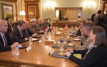 Serok Barzanî pêşwaziya Wezîrê Berevaniya Amerîka kir