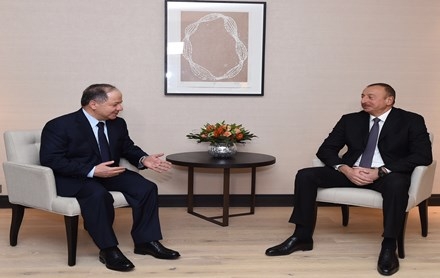 Serok Barzanî li gel Serok Komarê Azerbaycan û Serok Wezîrê Holanda civiya