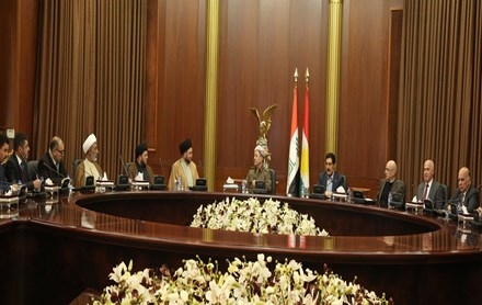 Serok Barzanî li gel şandekî bilinda Hevpeymaniya Niştîmaniya Iraqê civiya