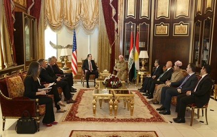 Serok Barzanî pêşwaziya Nûnerê Taybetî yê Serokê Amerîka li Hevpeymaniya Dijî Da'îş kir