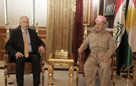 Serok Barzanî pêşwaziya şandekî bilinda Partiya Lil Iraq Mutehedun kir