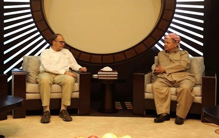 Serok Barzanî pêşwaziya Balyozê Amerîka li Iraqê kir