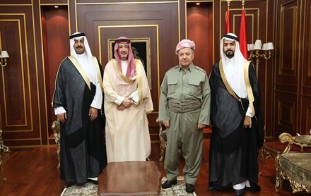 Serok Barzanî pêşwaziya Enwer Ehmed Ecîl Elyawer kir