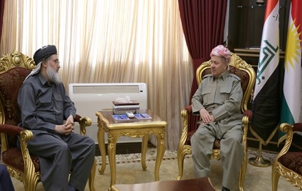 Serok Barzanî pêşwaziya Îrfan Abdulezîz kir