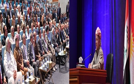 Serok Barzanî li gel hejmarek rewşenbîr, nivîskar, rojnamevan û hunermendên Kurdistanê civiya