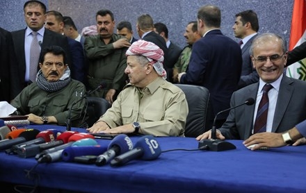 Serok Barzanî li gel nûnerên pêkhatên Kerkûkê civiya