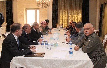 Bi serpereştiya Serok Komarê Iraqê û Serok Barzanî û aliyên siyasiyan li Silêmanî civiyan