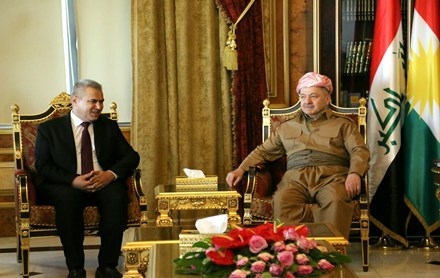 Serok Barzanî pêşwaziya şanda Encûmena Niştîmaniya Kurd li Sûriye kir