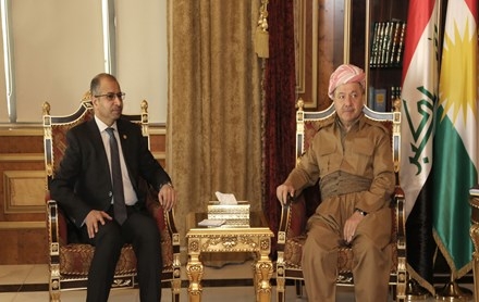 Serokê Herêma Kurdistanê pêşwaziya Serokê Encûmena Nûnerên Iraqê kir