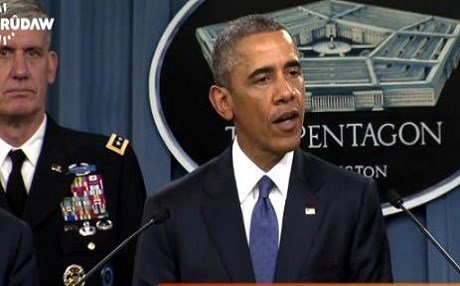 Obama: Emê li ser çekdarkirin û alîkarîkirina Pêşmerge berdewam bin